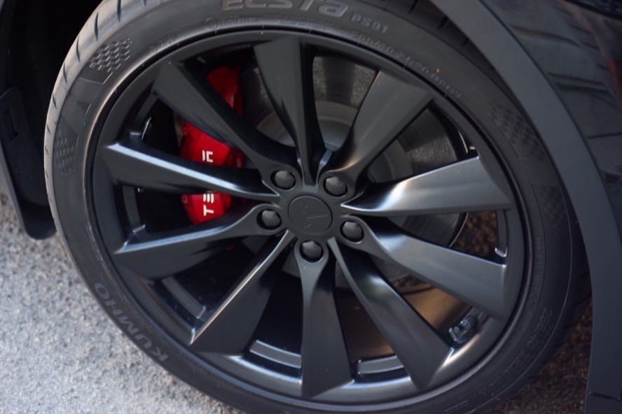 Tesla Wheels Turbine Wheel Replica Replacement for Model 3 and Y -  Black - Aftermarket EV