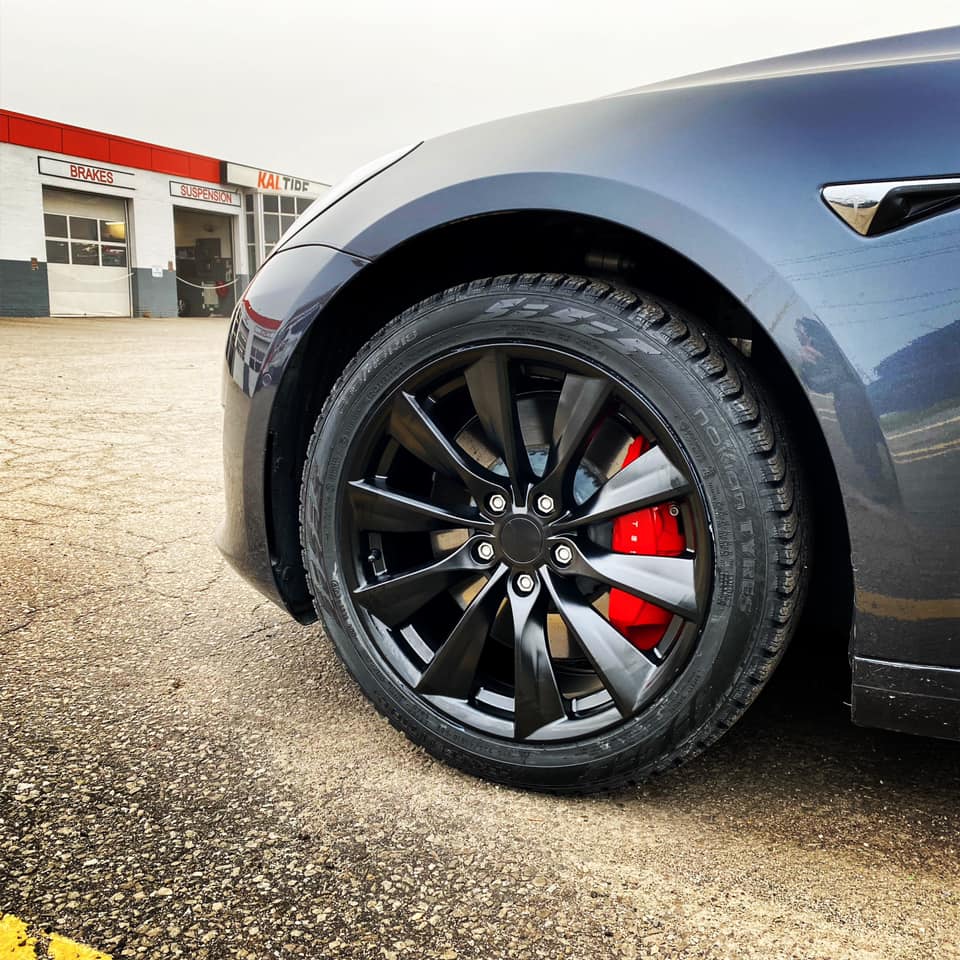 Tesla Wheels Turbine Wheel Replica Replacement For Model 3 And Y - Bla –  Aftermarket Ev